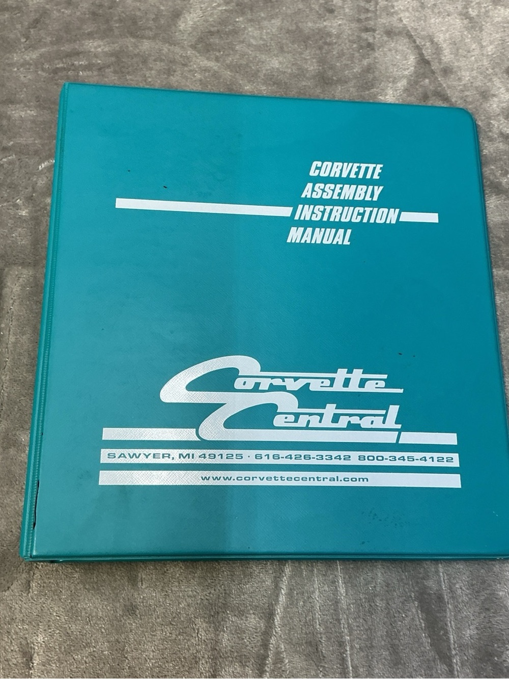 Vintage Chevrolet Corvette Central 1969 Assembly Instruction Manual